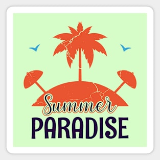 Summer Paradise Magnet